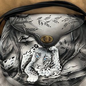 Anna Genuine leather leopard purse (Item 010)